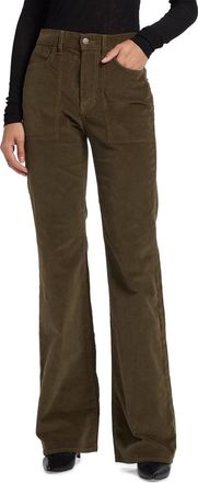 Veronica Beard Crosbie High Rise Wide-Leg Jean In Cypress