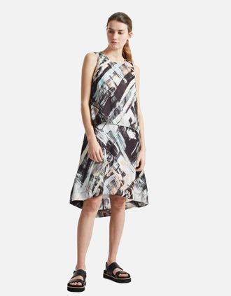 Great Plains Womens Great Plains Pastel Paint Layered Womens Dress - Multi - Size: 18/16