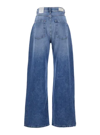Icon Denim Los Angeles Womens Jeans Poppy Blue Denim Cotton
