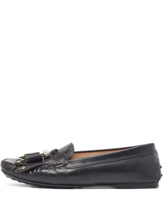 Tod's Mocassini con nappa Pre-owned - Nero