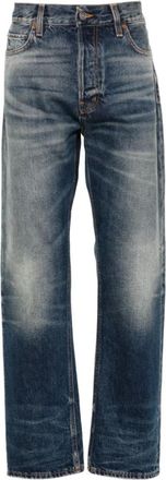 Haikure Zwarte Vintage Denim Herenbroek - Heren - Regular Fit Jeans - Blauw - W35 - Denim - Jeans