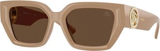 Burberry BE4472U 399073 Womens Sunglasses Brown Size 53