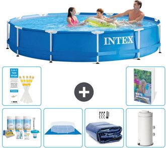 Intex Piscina Con Estructura Redonda - 366x76 Cm - 7-piezas S115