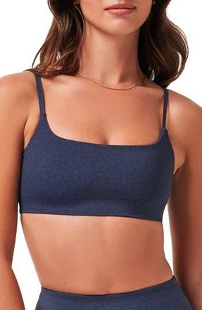Travis Mathew Moveknit Resilience Longline Sports Bra in Ombre Blue Multi at Nordstrom Rack, Size X-Small