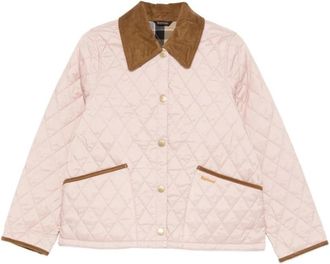 Barbour Icons Cropped Liddesdale Gewatteerd Jasje - Dames - Zomerjassen - Roze - XL - Jassen