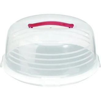 Curver Caja Para Pastel Curver Cake Storage Box F&aacute;cil De Limpiar Tapa Transparente