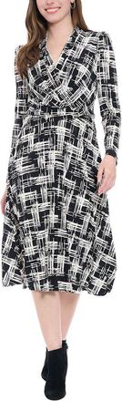 London Times Fit & Flare Dress