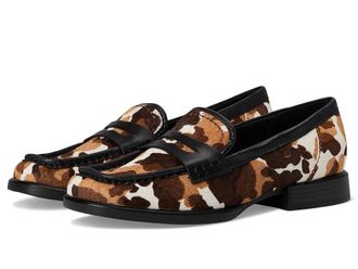 Naturalizer Haven Womens Sandals Brown Cow Print Calf Hair : 8.5 M (B), Suede