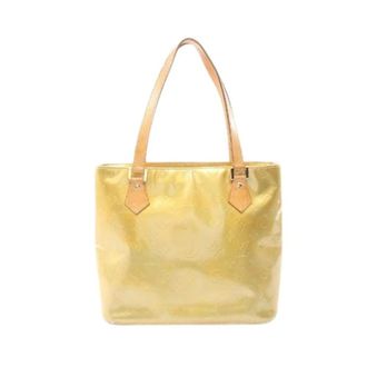 Louis Vuitton Pre-owned Tote Bags, female, Beige, Size: ONE SIZE Pre-owned Houston Monogram Vernis Handbag