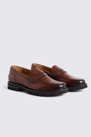 Moss Camden Chestnut Chunky Loafers