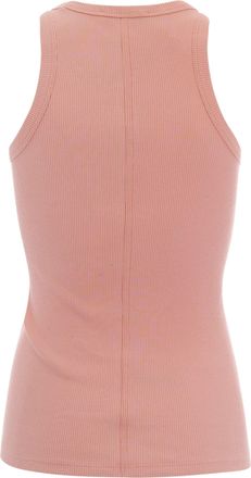 Lacoste Womens Tank Top Miami Cotton Pink T-Shirts & Jerseys