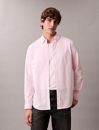 Calvin Klein JEANS Effen Klassiek Button Down
