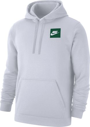 Nike Mens Club Fleece Pullover Hoodie in White | M31777GS043-10A