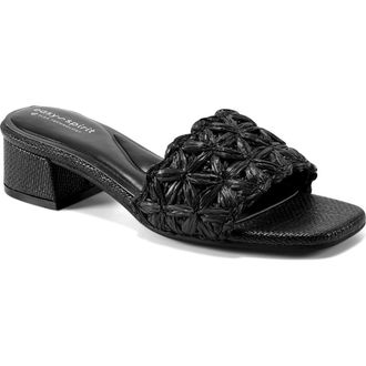 Easy Spirit Rosario Slide Sandal in Black at Nordstrom, Size 9.5