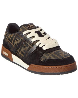 Fendi Fendi Match Ff & Suede Sneaker