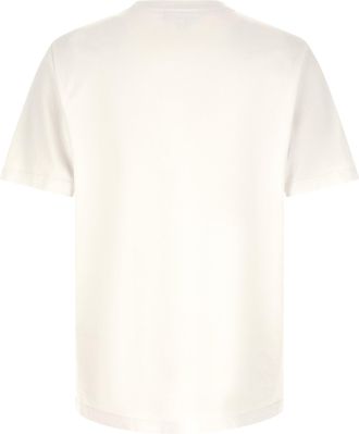 Maison Kitsun&eacute; Logo-Embroidered Cotton T-Shirt - White