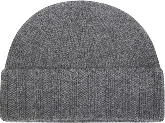Drumohr Cuffia Rasata Cachemire - Heren - Accessoires - Grijs - Maat: 46 CM Kasjmier