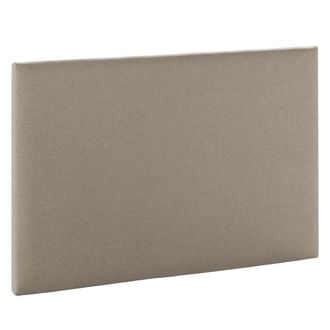 HOMN Cabecero tapizado en tela beige 90x60 cm