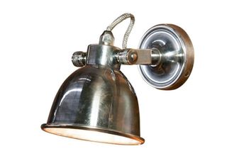 PIB Aplique grande de metal plateado