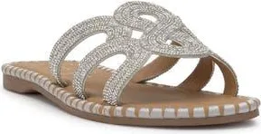 Jessica Simpson Bria 2 Slide Sandal in Silver 01 at Nordstrom Rack, Size 7.5