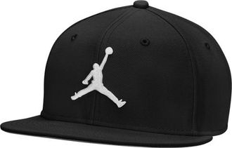 Nike Jordan Mens Pro Snapback Jumpman - Black/White Size L/XL