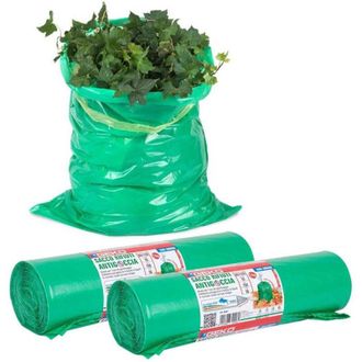 Trade Shop Trade Shop - Rotoli Sacchetti Spazzatura Sacco Giardinaggio 150lt 80x120cm Con Laccetti 20pz