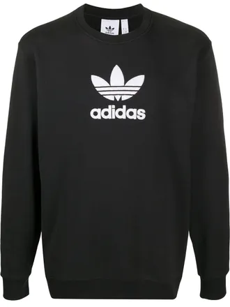 adidas Premium crew-neck sweatshirt - men - Cotton - S - Black