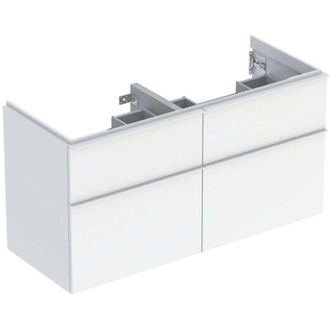 Keramag Keramag - Geberit Icon Mueble Bajo Lavabo Para Lavabo Doble, 4 Cajones
