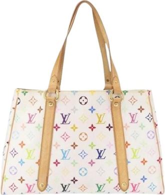 Louis Vuitton Pre-owned Tote Bag - Dames - Vintage Shopper - Veelkleurig - ONE Size - Leer - Vintage
