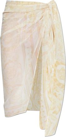 Versace Dames, Badkleding, Beige, Maat: M Chiffon