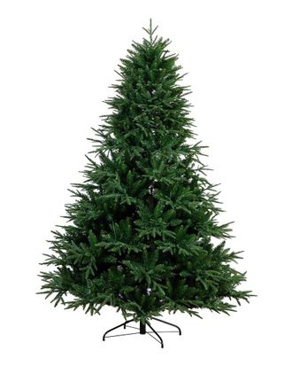 Nearly Natural 7ft. Pre-Lit Artificial Edmonton Fir Light Show Me
