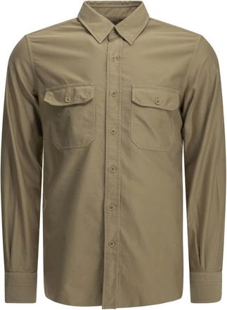 Tom Ford Military Casual overhemd - Heren - Overhemden - Beige - Maat: XL