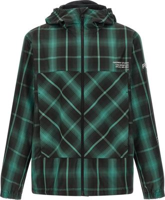 Moncler Green Check Hood Jacket