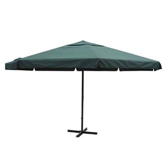 Berkfield Home Parasol Green Aluminium 500 cm