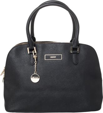 DKNY Dkny Black Leather Satchel