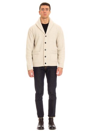 Roberto Collina Relaxed Ribbed Wool-Cashmere Cardigan