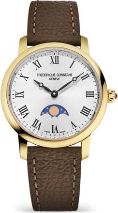 Frederique Constant Classics Slimline Moonphase 30 mm - Zilver