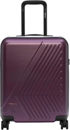 K-Way Eudoxie Hardside handbagage - Heren - Handbagage koffer - Paars - ONE Size - Polyester - Koffers