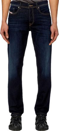Diesel broek D-Finitive wijde fit donkerblauw denim