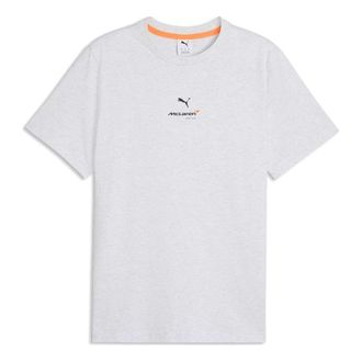 Puma x McLAREN RACING Logo T-Shirt White Glow Heather 637448-04