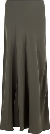 P.A.R.O.S.H. Poker Long Skirt In Grey Polyester