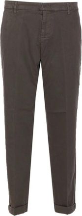 Dondup Gaubert Relax Pants - Heren - Chinos - Bruin - W33 - Katoen - Broeken