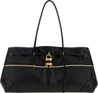 Chlo&eacute; Black Paddington Large Shoulder Bag