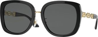 Versace Stijlvolle zonnebril Ve 4407D in zwart - Dames - Zonnebrillen - Zwart - 56 MM - Accessoires