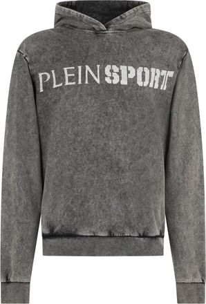 Plein Sport Washed Hoodie Crackle Scratch