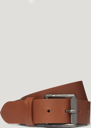 Belstaff Roller Buckle Belt Mens Calf Leather Earth Brown Size XL
