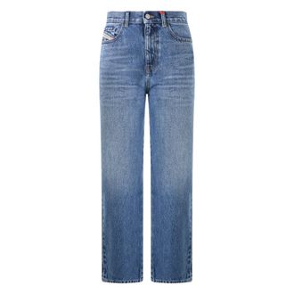 Diesel 2016 D-Air Rechte jeans - Dames - Jeans - Blauw - Maat: W24 Katoen
