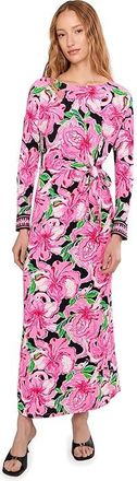 Lilly Pulitzer Demy Maxi Dress Womens Dress Onyx : XXS, Rayon/Spandex