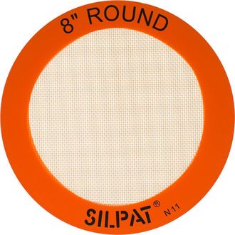 Silpat 8-Inch Round Cake Premium Non-Stick Silicone Baking Mat in Orange at Nordstrom
