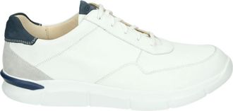 Ganter Casual witte leren sneakers - Heren - Sneakers - Wit - 44 EU - Leer - Schoenen